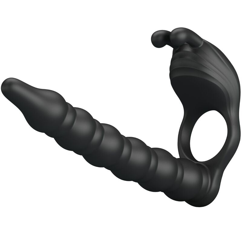PRETTY LOVE - BLACKNEY ANELLI PER PENE CON SPINA VIBRATORE – Tappi anali – foto 4