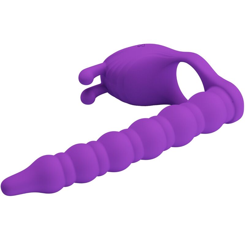 PRETTY LOVE - BLACKNEY ANELLI PER PENE CON SPINA VIBRATORE – Tappi anali – foto 4