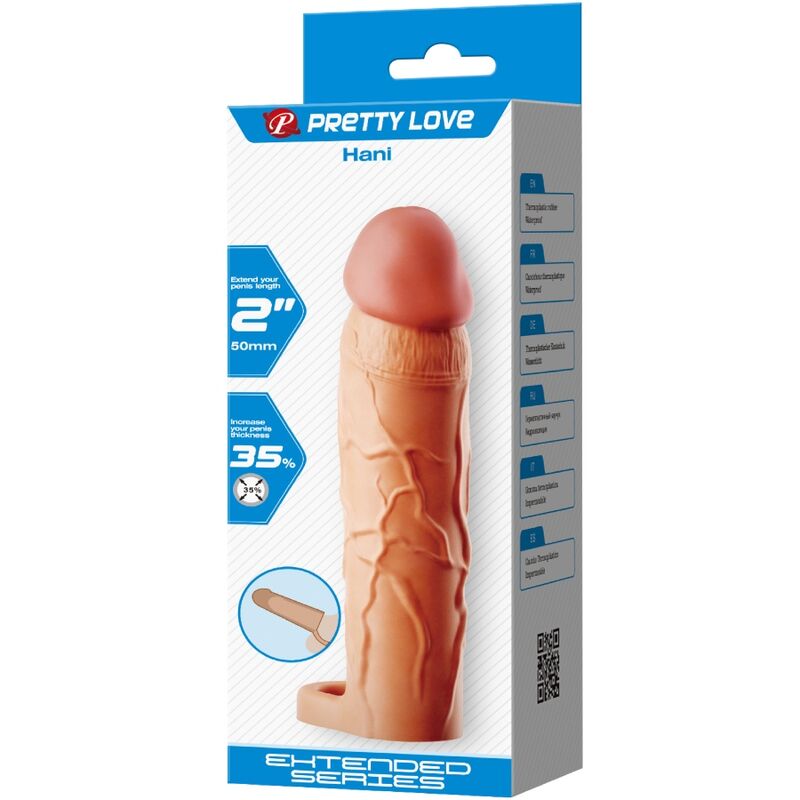 PRETTY LOVE - HANI COPERTURA PENSA ESTENSIONE STIMOLANTE – Copri pene con estensione – foto 6
