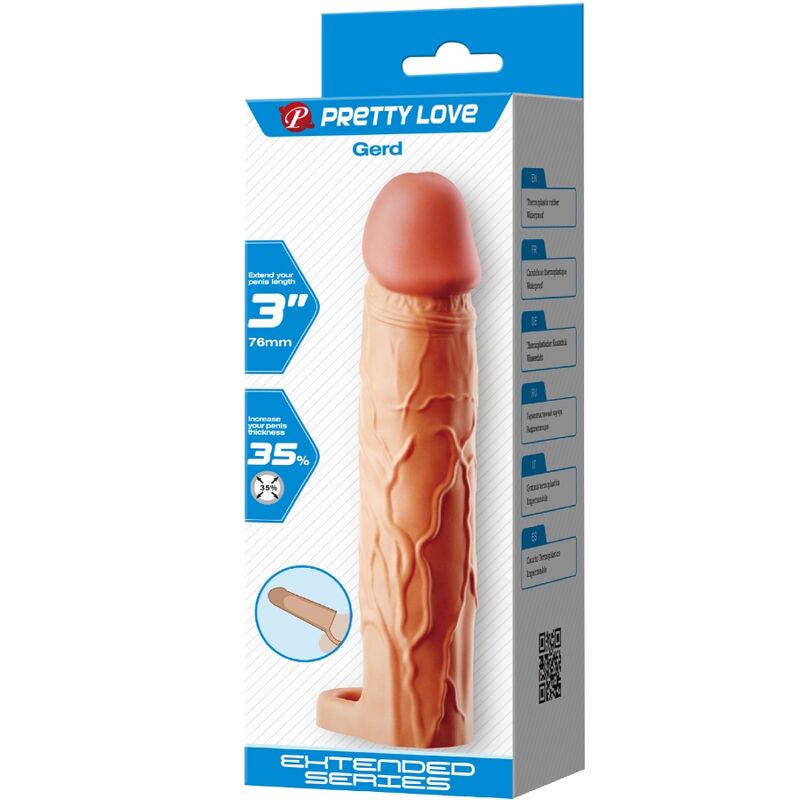 PRETTY LOVE - GERD NATURAL EXTENSION PENE SLEEVE – Copri pene con estensione – foto 6