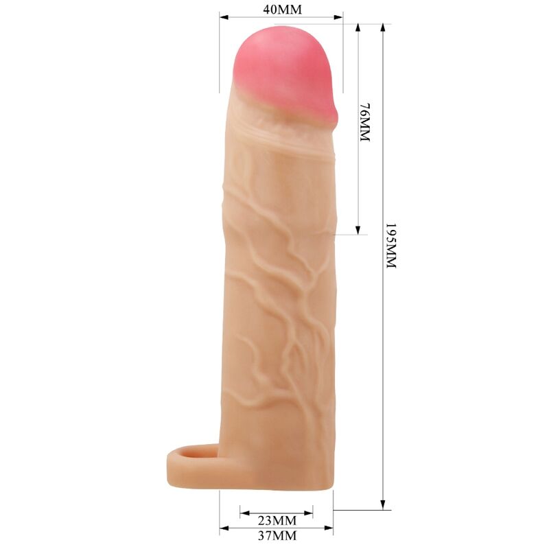 PRETTY LOVE - GERD NATURAL EXTENSION PENE SLEEVE – Copri pene con estensione – foto 4