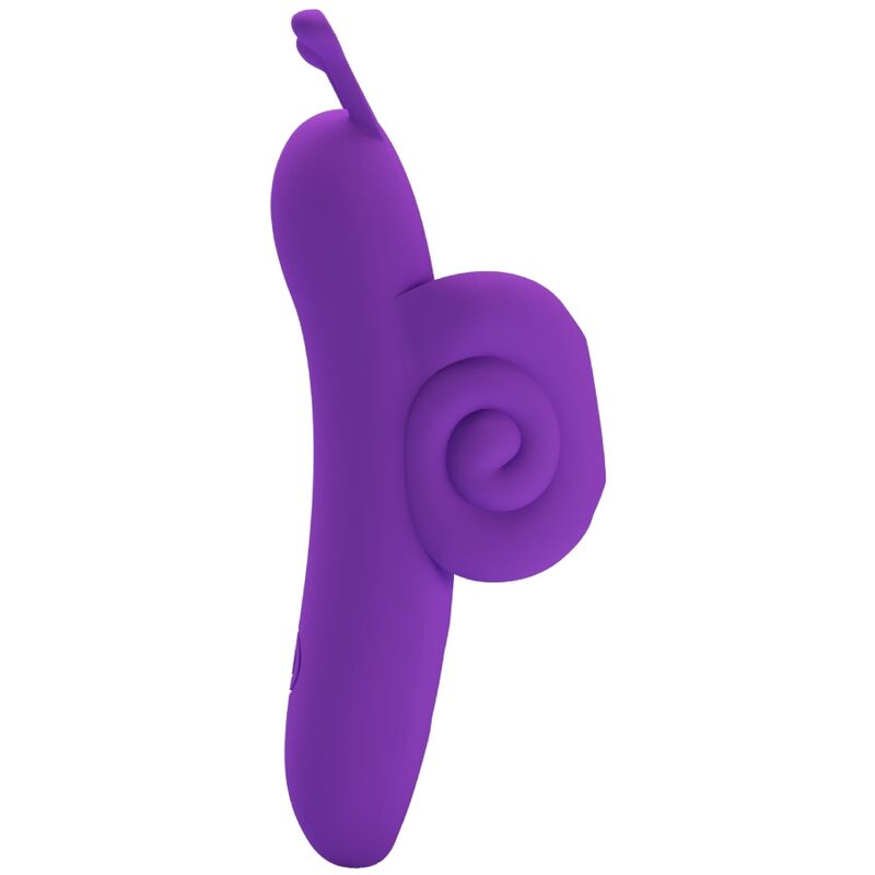 PRETTY LOVE - SNAIL POTENTE STIMOLATORE DELLE DITA VIOLA – Per il clitoride