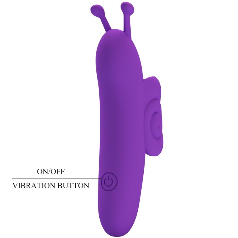 PRETTY LOVE - SNAIL POTENTE STIMOLATORE DELLE DITA VIOLA – Per il clitoride – foto 6