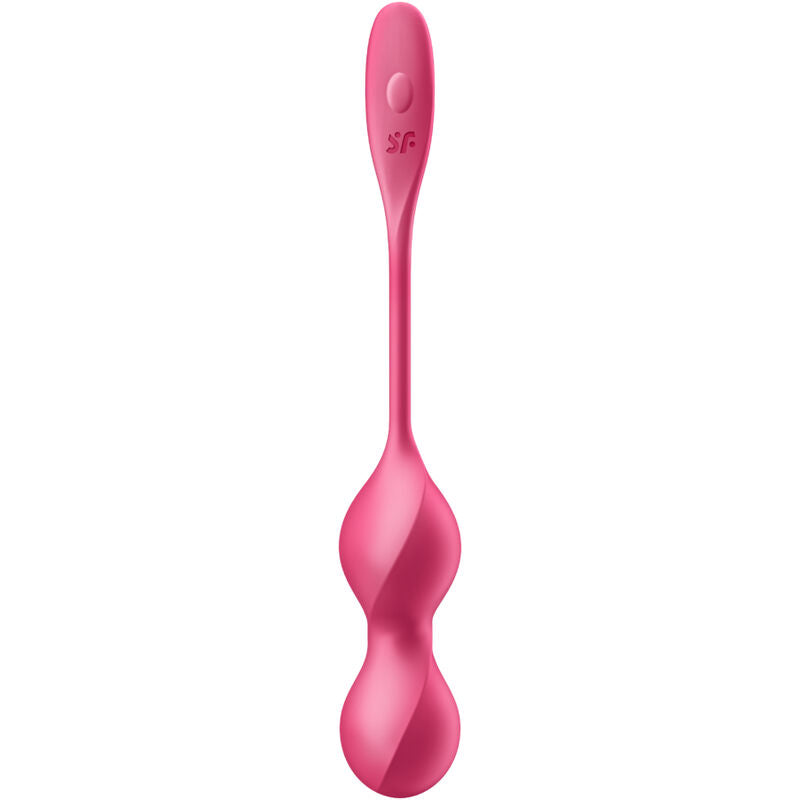 SATISFYER - LOVE BIRDS 2 SFERE KEGEL VIBRANTI + APP GRATUITA – Sfere di silicone – foto 2