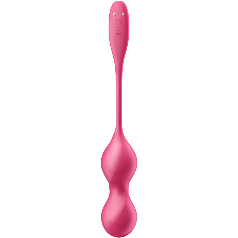 SATISFYER - LOVE BIRDS 2 SFERE KEGEL VIBRANTI + APP GRATUITA – Sfere di silicone – foto 3