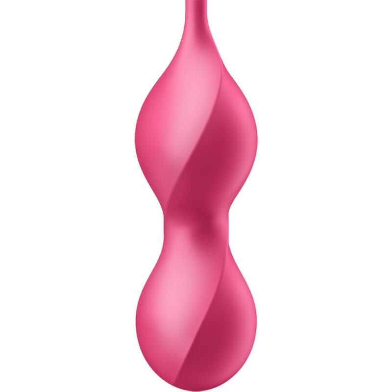 SATISFYER - LOVE BIRDS 2 SFERE KEGEL VIBRANTI + APP GRATUITA – Sfere di silicone – foto 4