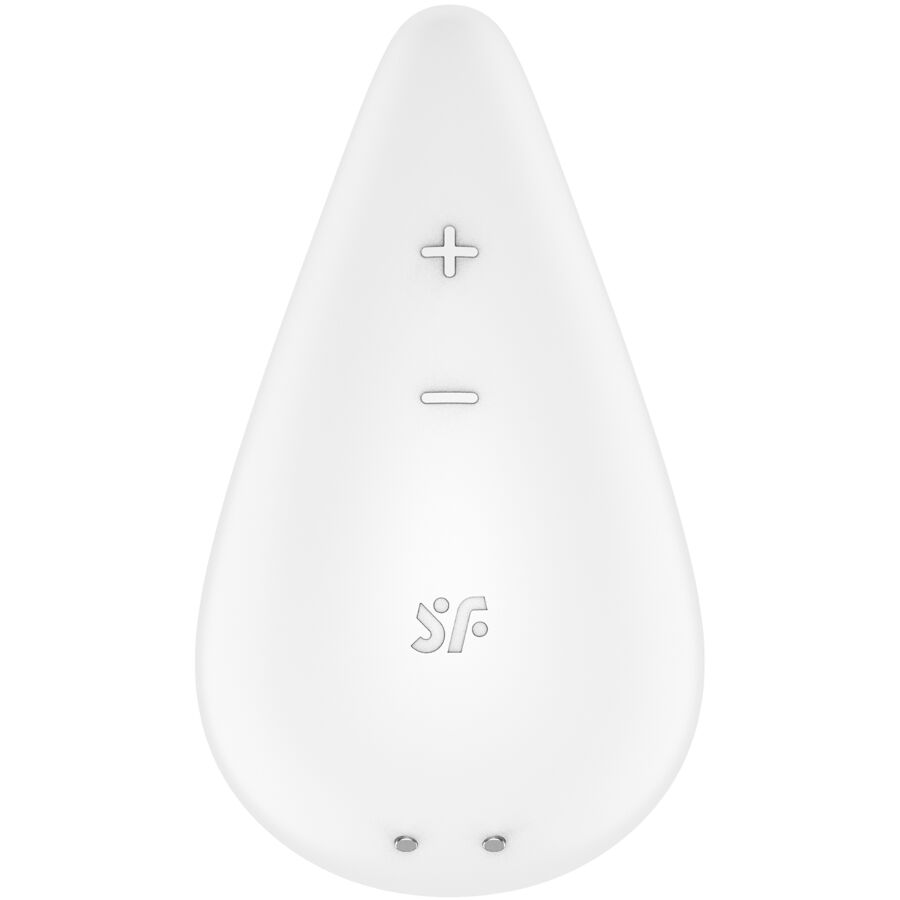 SATISFYER - VIBRATORE GOCCIA DI RUGIADA LAY-ON BIANCO – Vibratori clitoridei da posare – foto 2