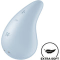 SATISFYER - VIBRATORE GOCCIA DI RUGIADA LAY-ON BLU – Vibratori clitoridei da posare