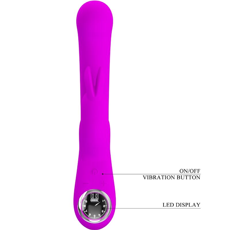PRETTY LOVE - SKYLAR VIBRATORE STIMOLATORE VIOLA – Vibratori di coniglio – foto 8
