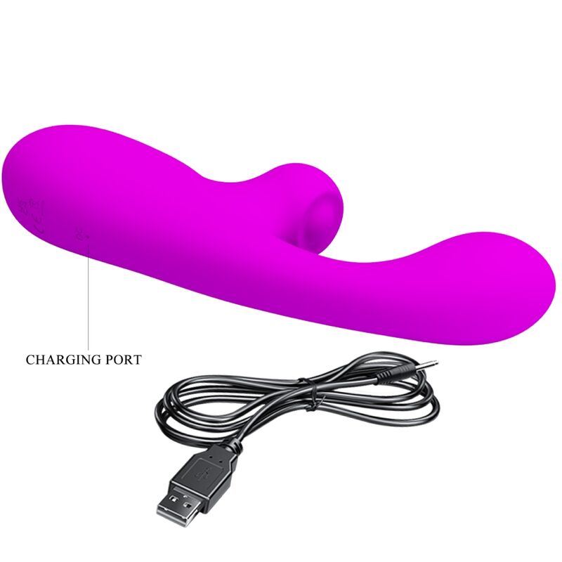 PRETTY LOVE - SKYLAR VIBRATORE STIMOLATORE VIOLA – Vibratori di coniglio – foto 9