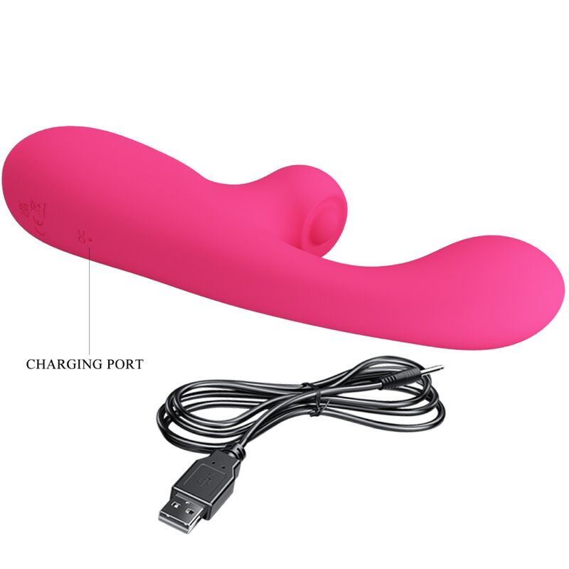 PRETTY LOVE - SKYLAR VIBRATORE STIMOLATORE ROSA – Vibratori di coniglio – foto 9