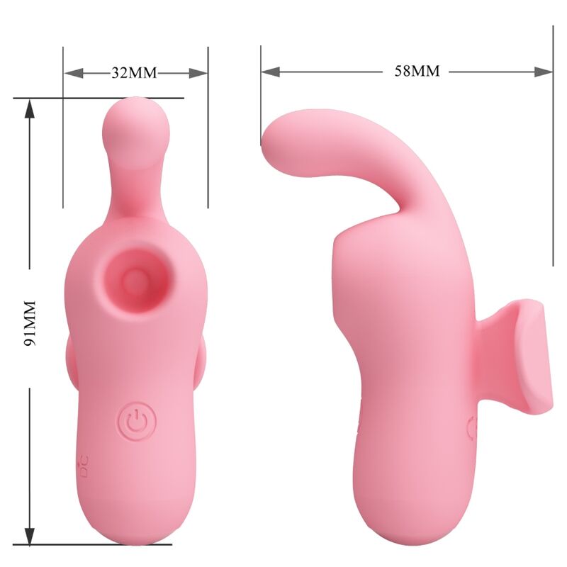PRETTY LOVE - MINI GIOCATTOLI DIVERTENTI DI MAGIC FAIRY VIBRATORE E SUCCHIATORE – Stimolatore d'aria con vibrazione – foto 5