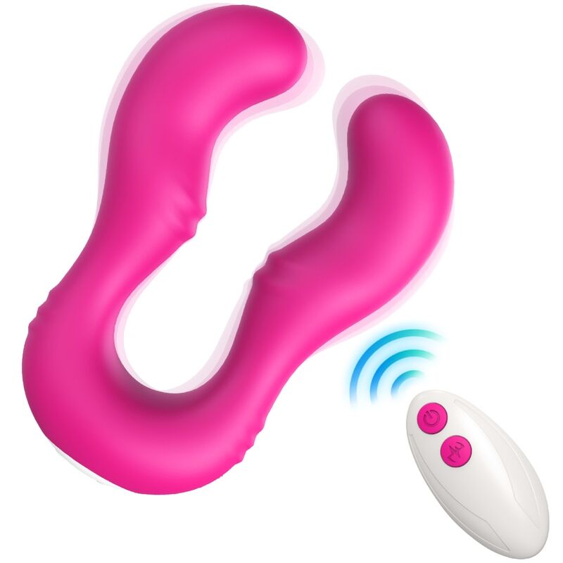 ARMONY - VIBRATORE SERAPH DOPPIO TELECOMANDO FUCSIA – Telecomando