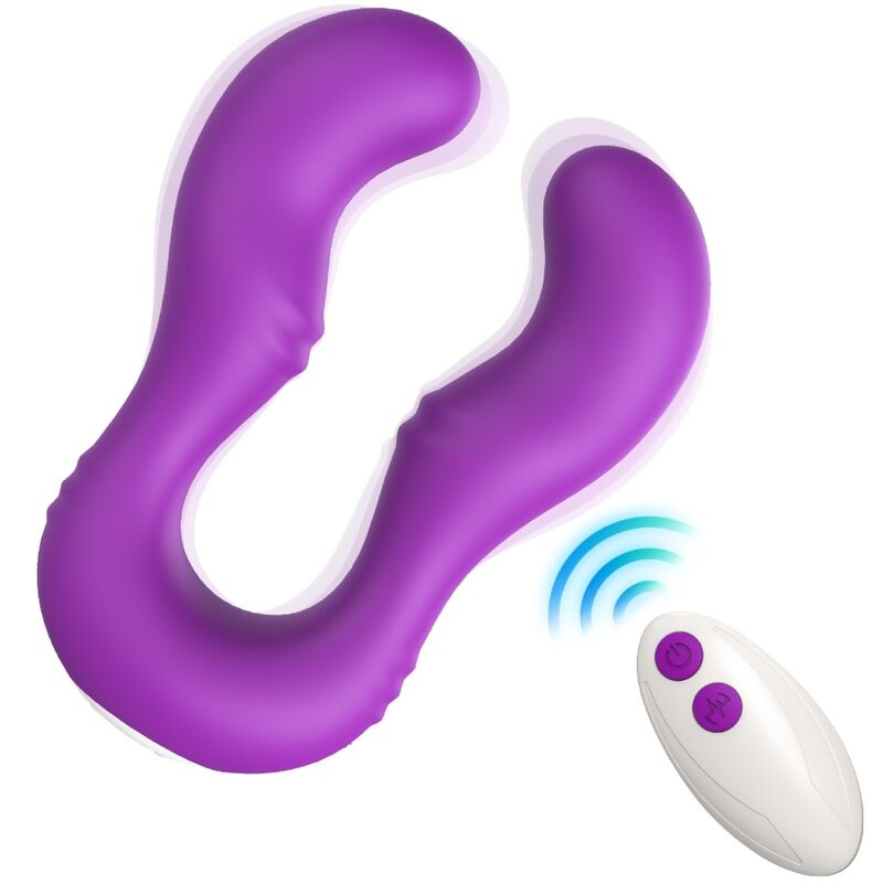 ARMONY - VIBRATORE SERAPH DOPPIO TELECOMANDO VIOLA – Telecomando