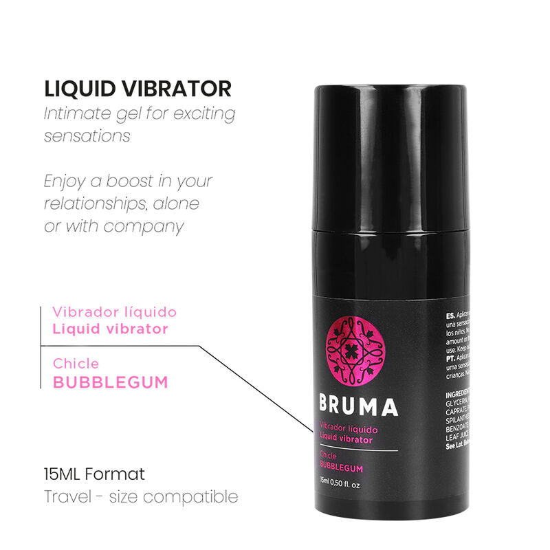 BRUMA - VIBRATORE LIQUIDO BUBBLEGUM ULTRA SCORREVOLE 15 ML – Vibratore liquido – foto 2