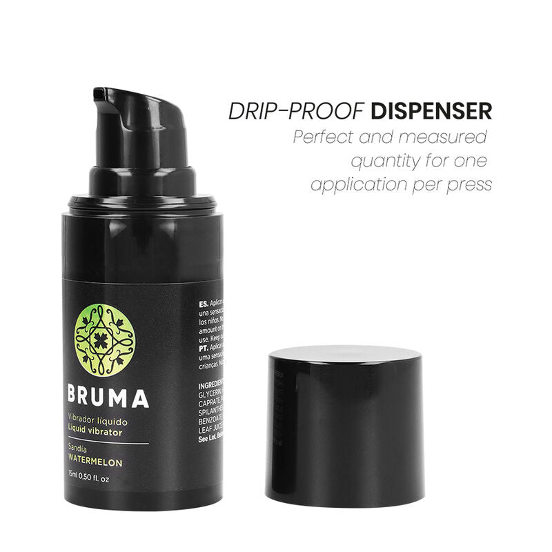 BRUMA - VIBRATORE LIQUIDO ULTRA SCORREVOLE ANGURIA 15 ML – Vibratore liquido – foto 5