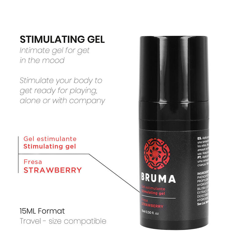 BRUMA - BALSAMO INTENSIFICANTE GUSTO FRAGOLA 15 ML – Intensificatore dell'orgasmo – foto 3