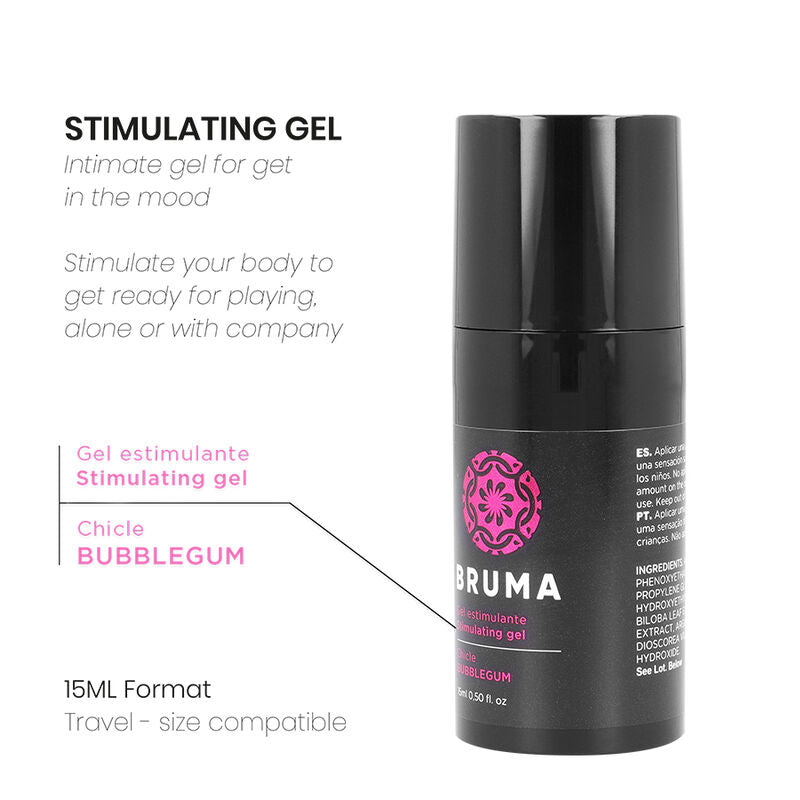 BRUMA - BALSAMO INTENSIFICANTE GUSTO BUBBLEGUM 15 ML – Intensificatore dell'orgasmo – foto 3