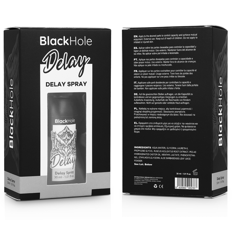 BLACK HOLE - SPRAY RITARDANTE STUDY FORTE 30 ML – Ritardanti – foto 7