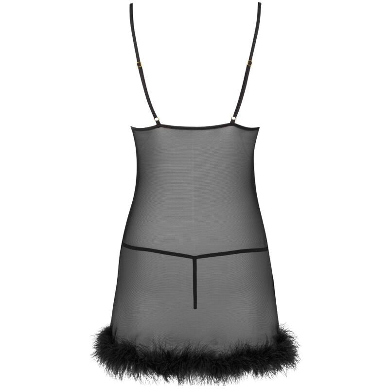 LIVCO CORSETTI FASHION - SET ZERUNAM BABYDOLL + PERIZOMA NERO – Babydoll – foto 4
