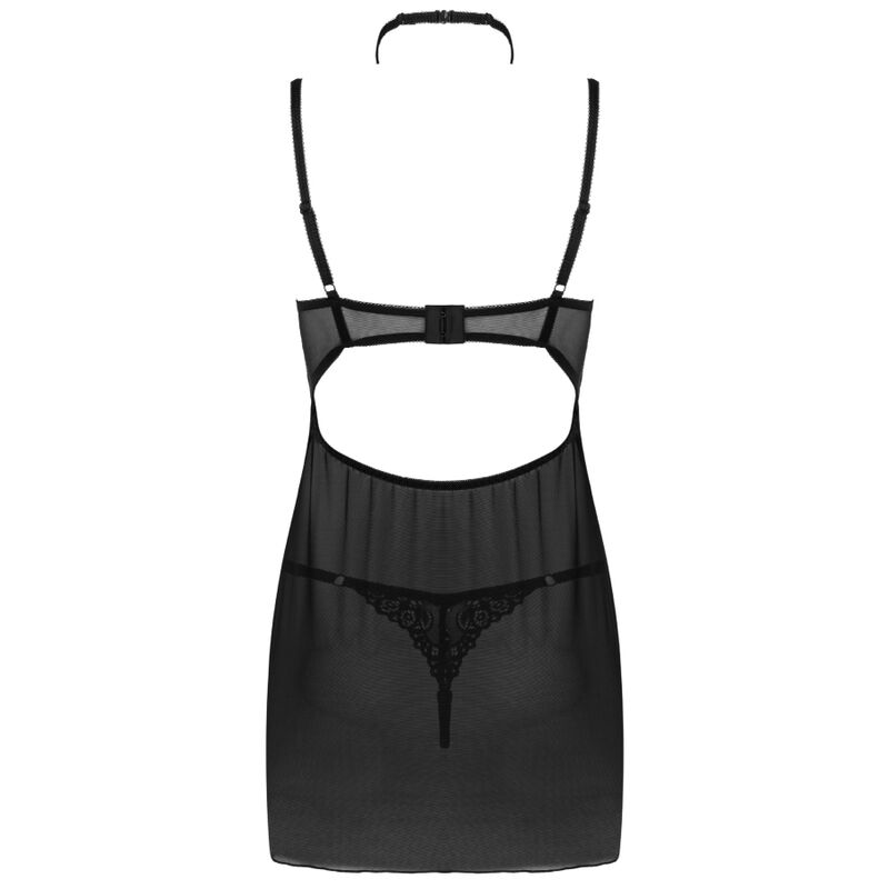 LIVCO CORSETTI FASHION - SET BINELLA BABYDOLL + PERIZOMA NERO – Babydoll – foto 4