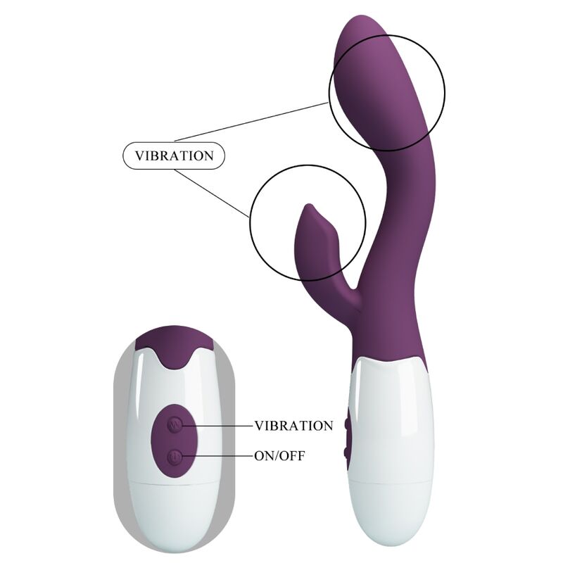 PRETTY LOVE - VIBRATORE BRIGHTY G-SPOT VIOLA – Vibratori a punto G – foto 8