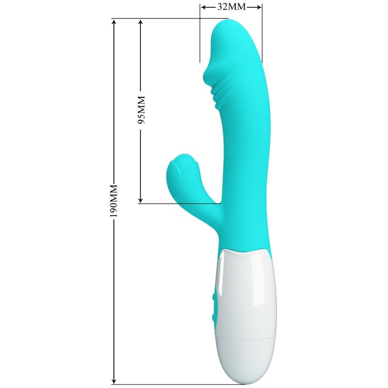 PRETTY LOVE - VIBRATORE SNAPPY G-SPOT VERDE ACQUA – Vibratori a punto G – foto 6