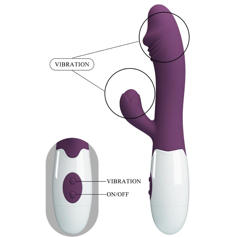 PRETTY LOVE - VIBRATORE SNAPPY G-SPOT VIOLA – Vibratori a punto G – foto 9