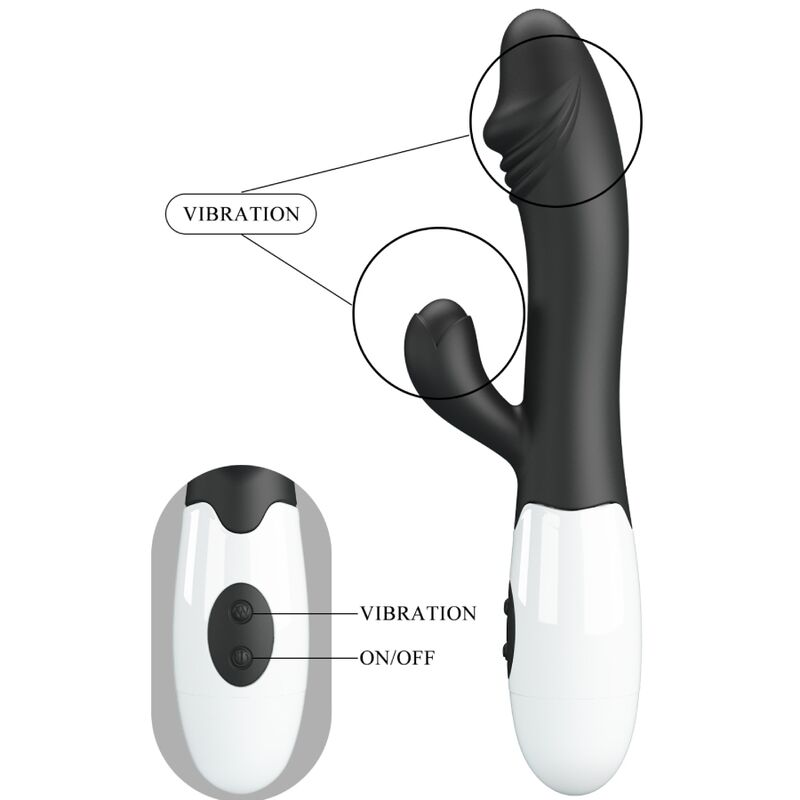 PRETTY LOVE - VIBRATORE SNAPPY G-SPOT NERO – Vibratori a punto G – foto 8