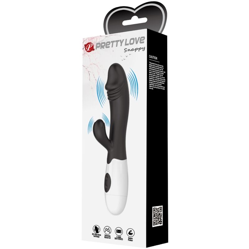 PRETTY LOVE - VIBRATORE SNAPPY G-SPOT NERO – Vibratori a punto G – foto 10