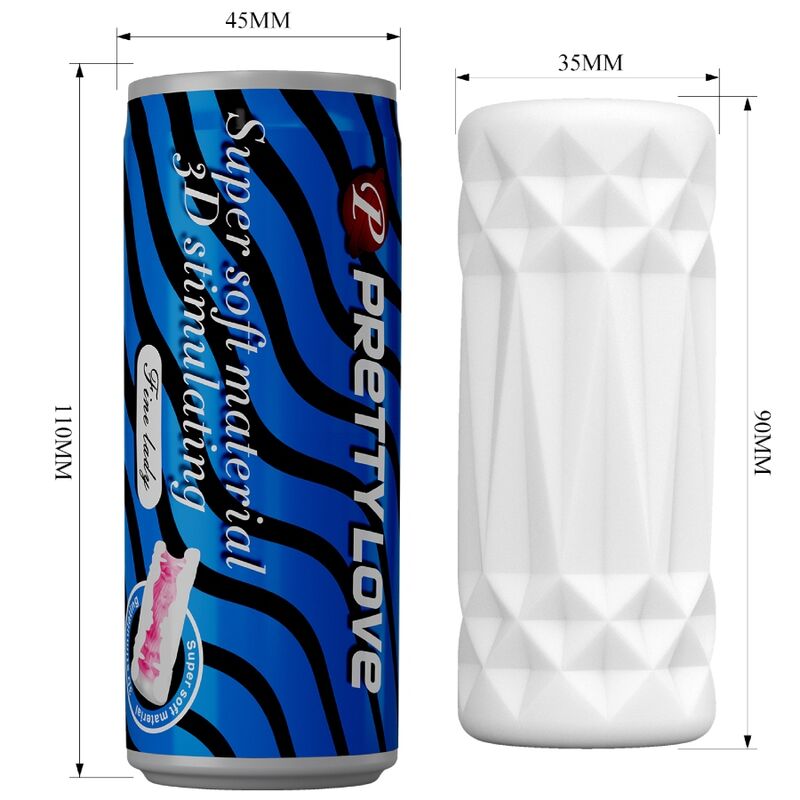 PRETTY LOVE - STIMOLATORE 3D CAN MODELLO 2 – Vagine senza vibrazioni – foto 6