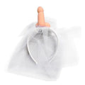 DIABLO PICANTE - VELO DA SPOSA BIANCO CON PENE – Fasce