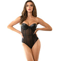 SUBBLIME - BODY CON BRETELLE A CATENA NERA S/M – Body
