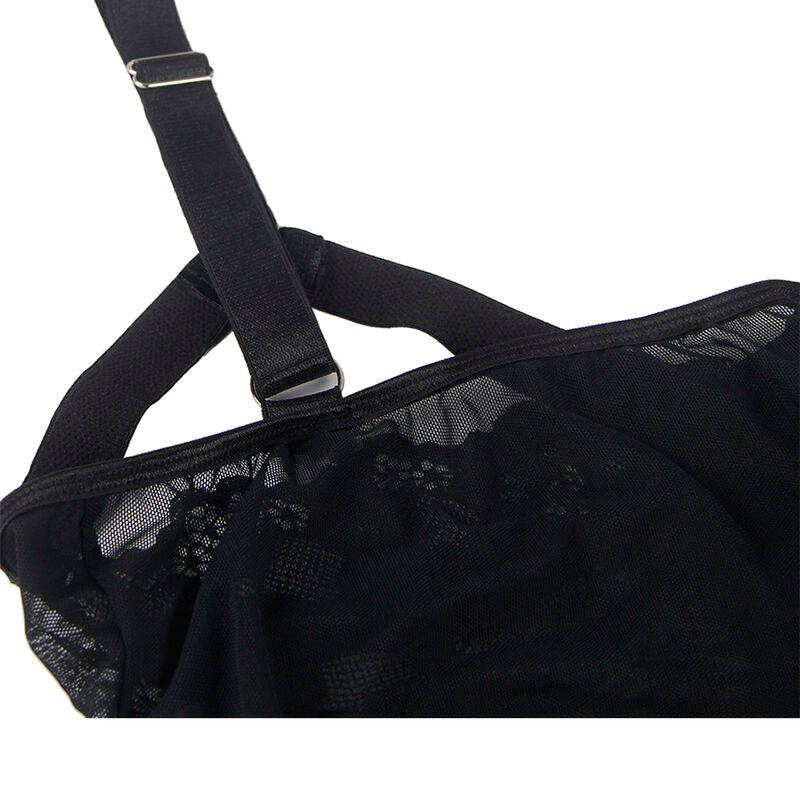 SUBBLIME - ORSACCHIOTTO CON DETTAGLIO REGGISERA PETTO NERO S/M – Body – foto 9