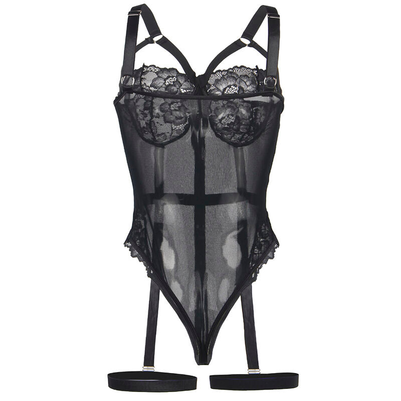SUBBLIME - ORSACCHIOTTO CON DETTAGLIO REGGISERA PETTO NERO S/M – Body – foto 6