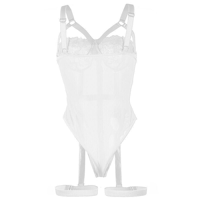SUBBLIME - ORSACCHIOTTO CON DETTAGLIO REGGERIZZATO SUL PETTO BIANCO L/XL – Body – foto 8