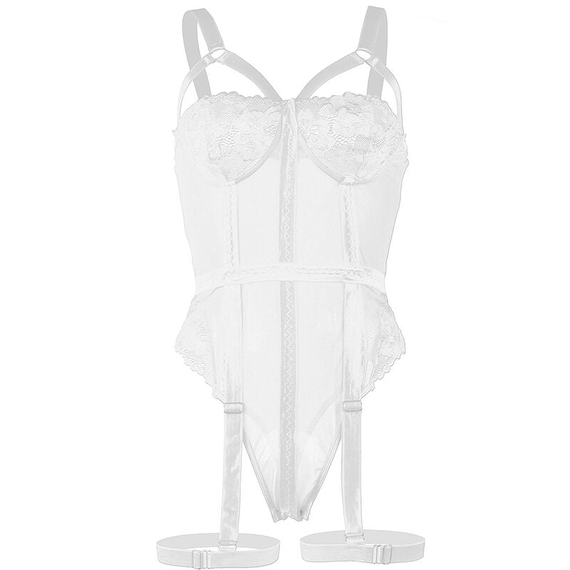 SUBBLIME - ORSACCHIOTTO CON DETTAGLIO REGGERIZZATO SUL PETTO BIANCO L/XL – Body – foto 7
