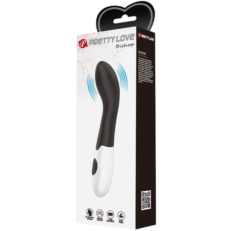 PRETTY LOVE - BISHOP VIBRATORE G-SPOT 30 MODALIT NERO – Vibratori a punto G – foto 10