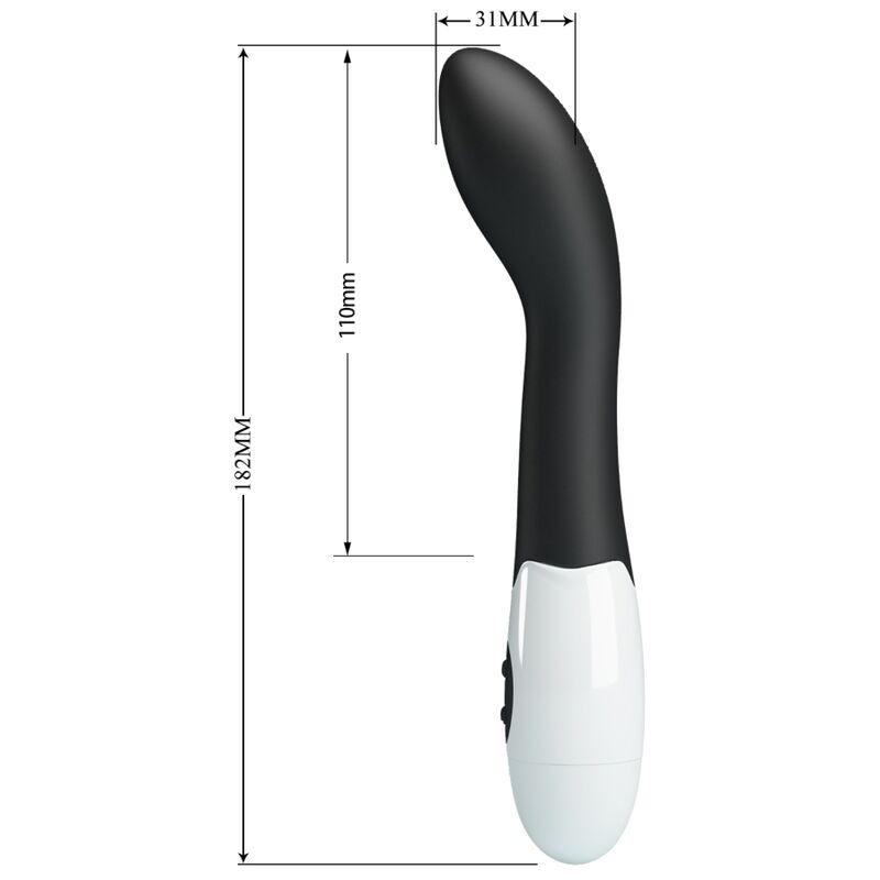 PRETTY LOVE - BISHOP VIBRATORE G-SPOT 30 MODALIT NERO – Vibratori a punto G – foto 7
