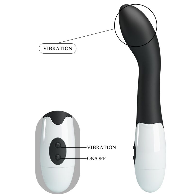 PRETTY LOVE - BISHOP VIBRATORE G-SPOT 30 MODALIT NERO – Vibratori a punto G – foto 8