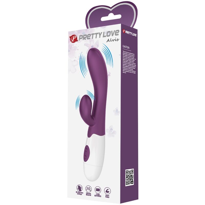 PRETTY LOVE - ALVIS VIBRATORE RABBIT E PUNTO G VIOLA – Vibratori di coniglio – foto 10