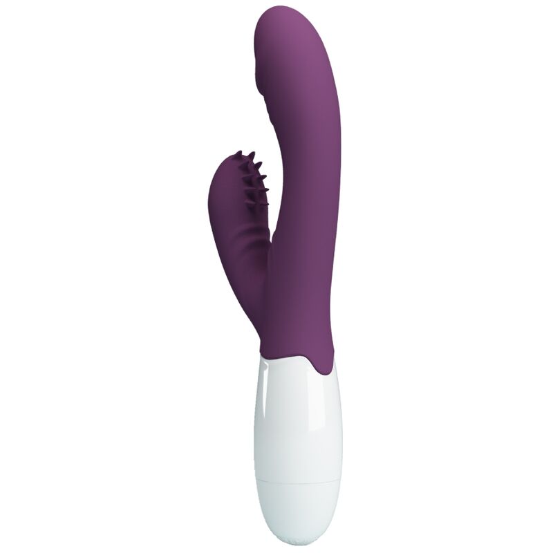 PRETTY LOVE - ANDRE VIBRATORE RABBIT E STIMOLATORE PUNTO G VIOLA – Vibratori di coniglio – foto 3