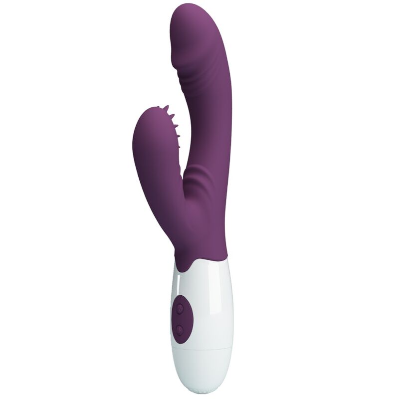 PRETTY LOVE - ANDRE VIBRATORE RABBIT E STIMOLATORE PUNTO G VIOLA – Vibratori di coniglio