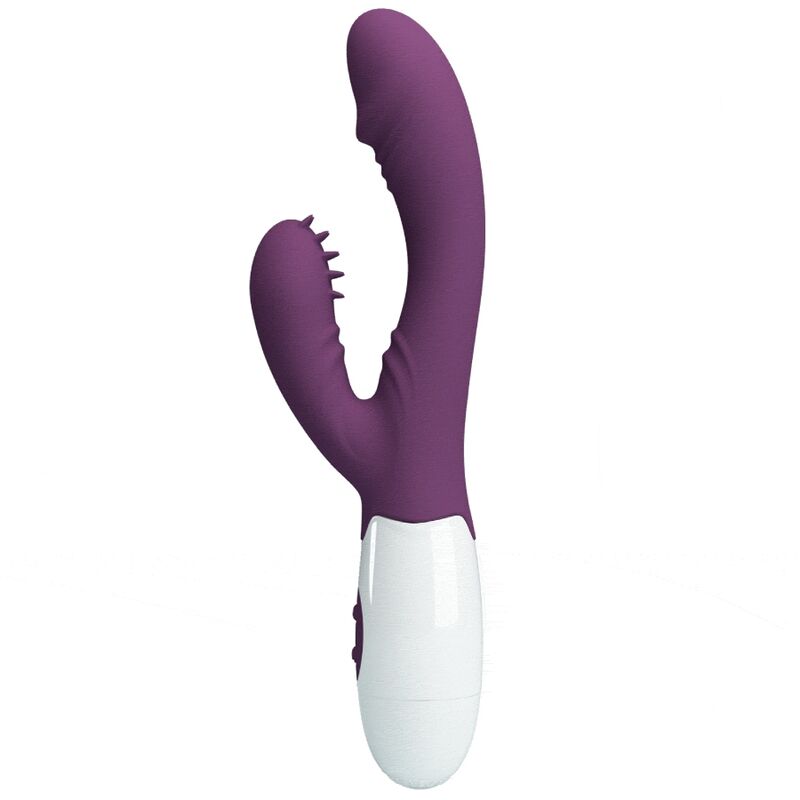 PRETTY LOVE - ANDRE VIBRATORE RABBIT E STIMOLATORE PUNTO G VIOLA – Vibratori di coniglio – foto 2