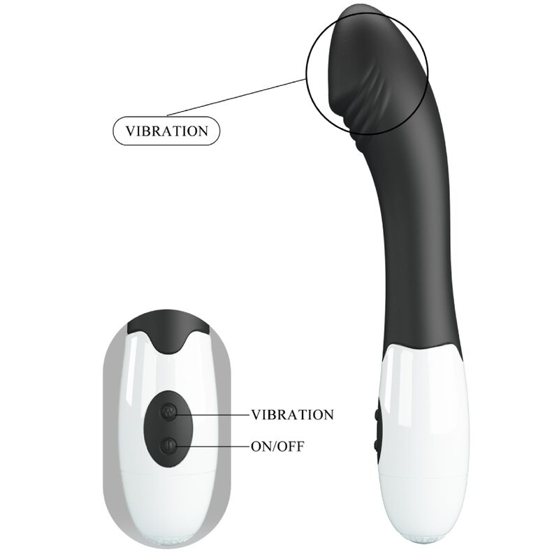 PRETTY LOVE - ELEMENTAL VIBRATORE G-SPOT 30 MODALIT NERO – Vibratori a punto G – foto 8