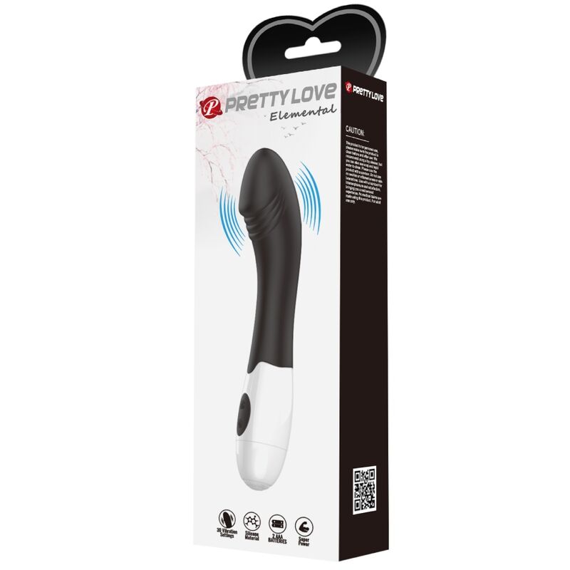 PRETTY LOVE - ELEMENTAL VIBRATORE G-SPOT 30 MODALIT NERO – Vibratori a punto G – foto 10