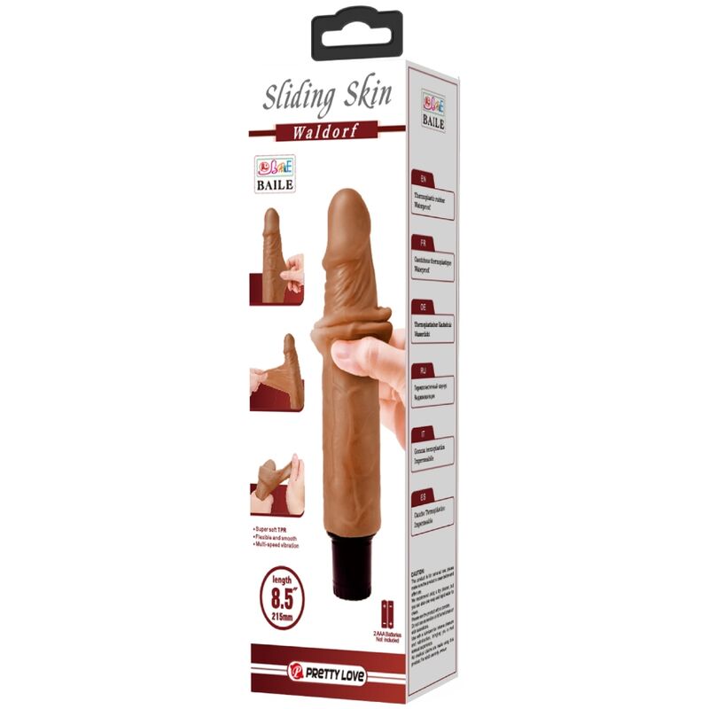 PRETTY LOVE - WALDORF VIBRATORE REALISTICO 18 CM -O- 4 CM – Vibratori realistici – foto 10