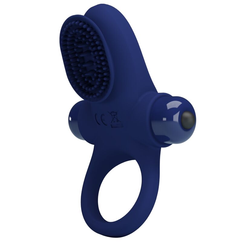 PRETTY LOVE - PALLE ANELLO CON VIBRAZIONE BLU – Cockring con vibrazione