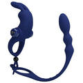 PRETTY LOVE - AYAD ANELLO VIBRATORE RABBIT CON SPINA BLU – Anelli con Spina