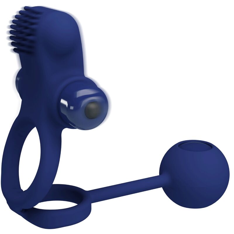 PRETTY LOVE - REMINGTON DOPPIO ANELLO VIBRANTE CON SPINA BLU – Anelli con Spina – foto 4
